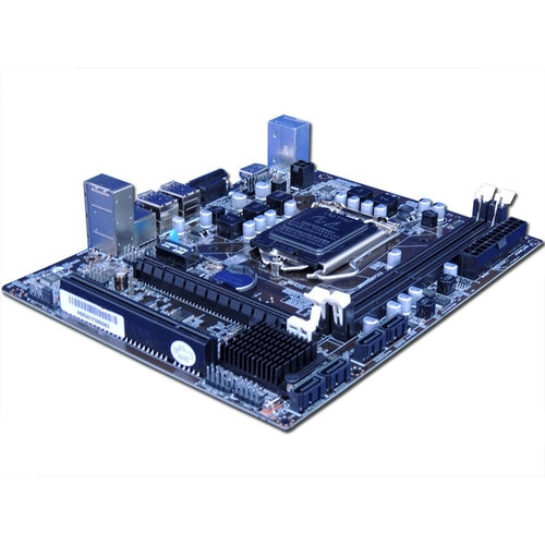 Placa Mãe Lga 1156 ZX-H55M V1.01 Com Espelho Drivers -Nova