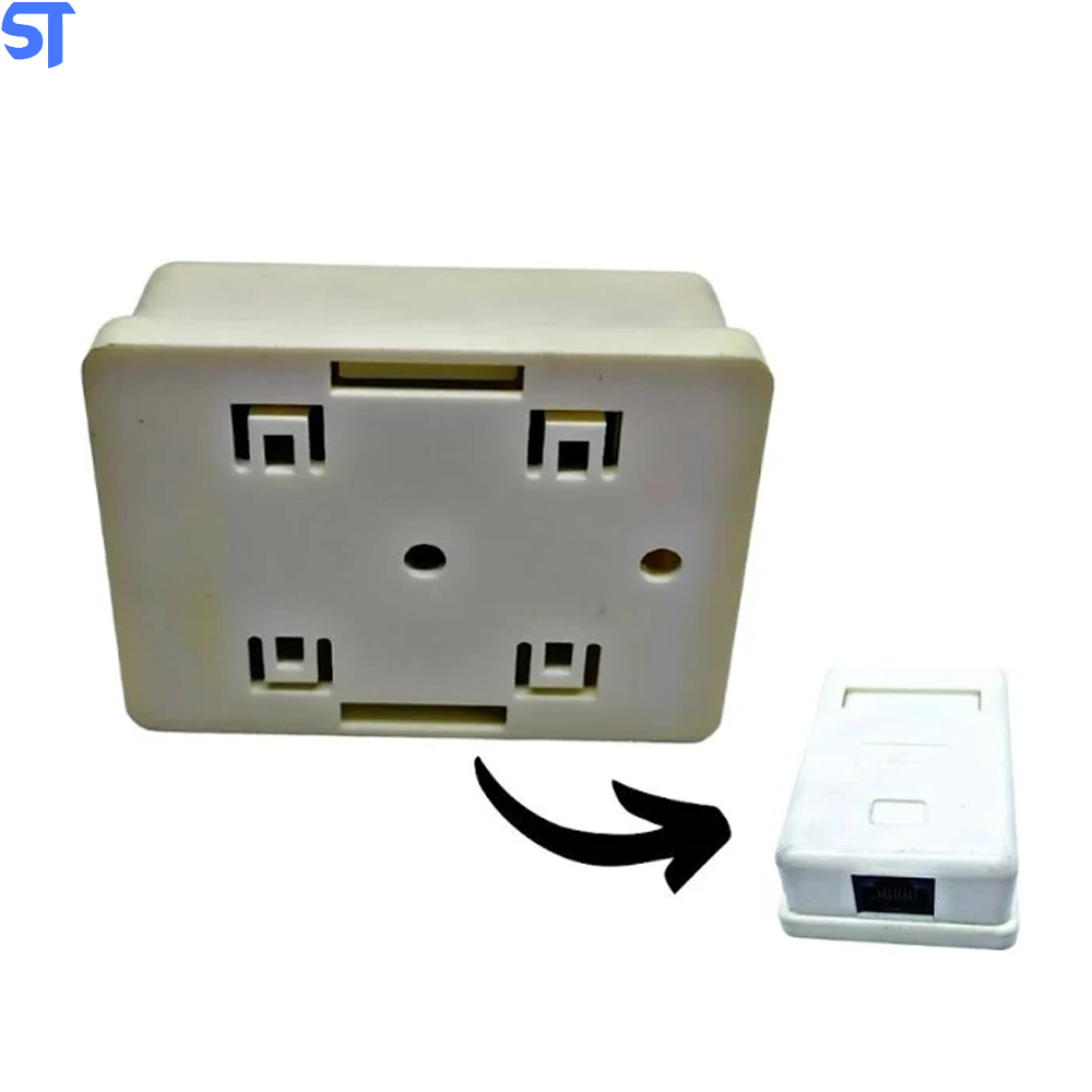 Caixa de Sobrepor Cat5e 1p La-cs51 Pluscable