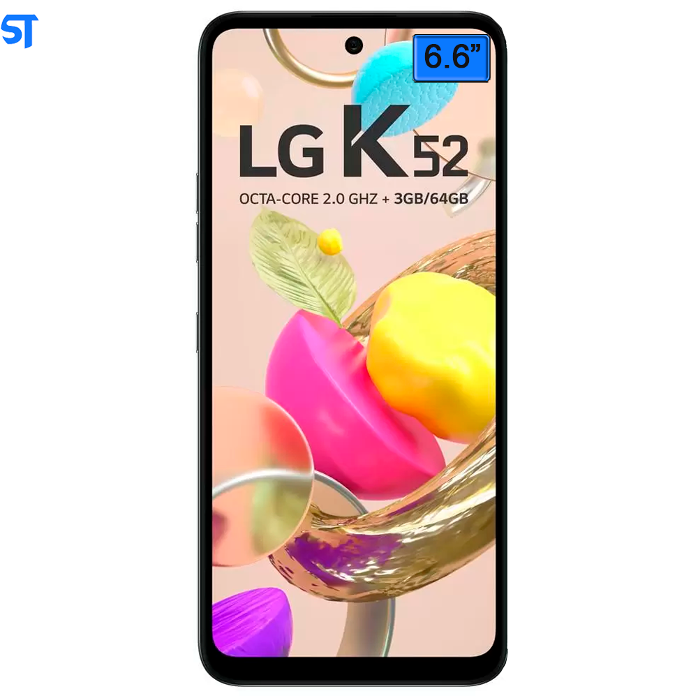 Smartphone LG K52, 64GB, Dual Chip ,Tela 6.6", 4G, Wifi, Câmera Dupla 13mp+2mp, Verde - Lmk420bmw