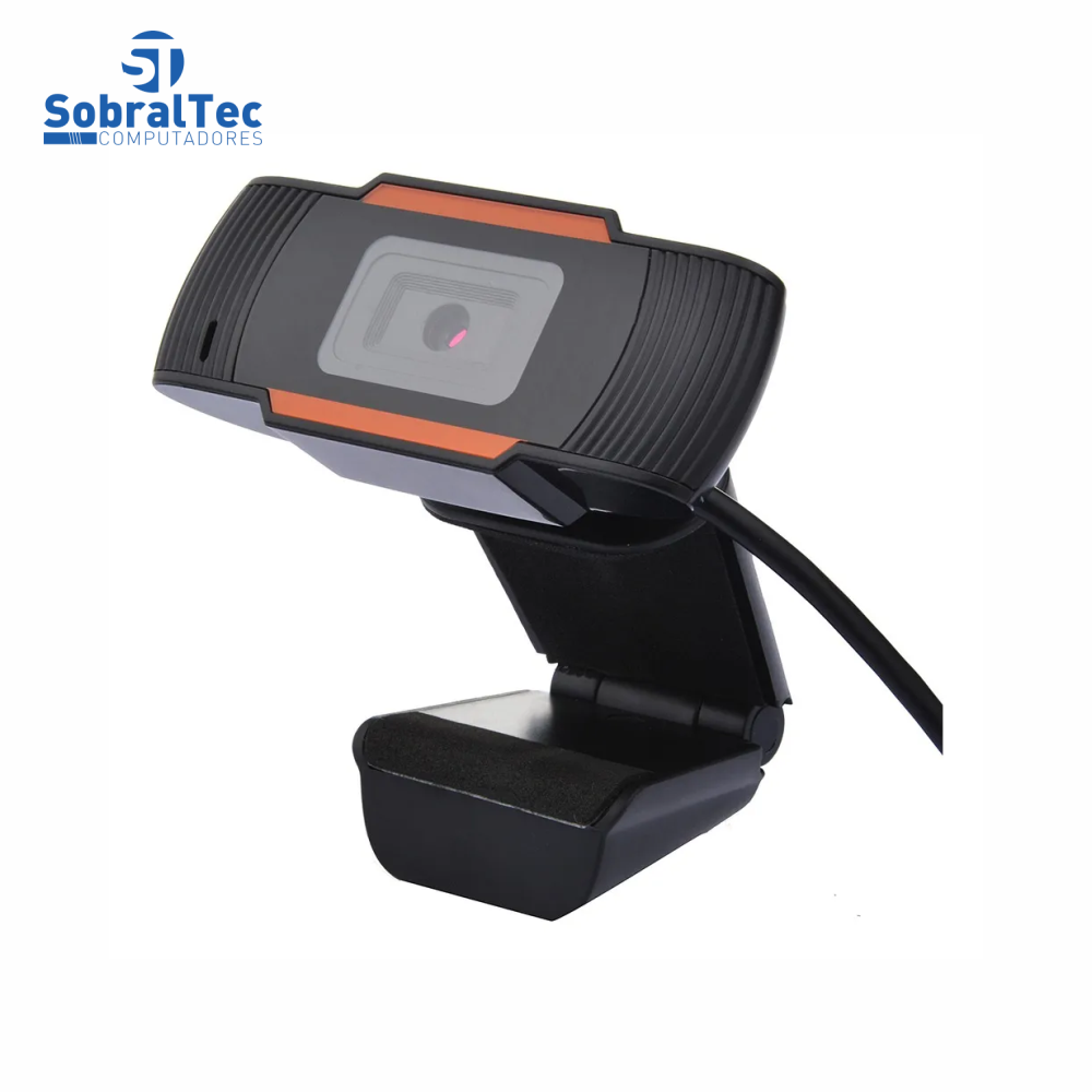 Webcam Full HD 1080 Pixels USB 2.0 Com Microfone Embutido Plug And Play