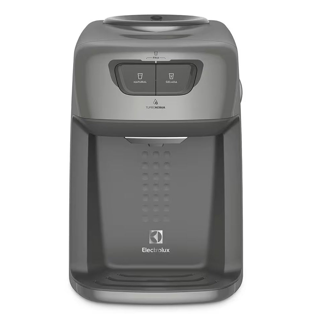 Bebedouro de Água Gelada Fria e Natural Eletrolux, Com Compressor, Controle de Temperatura Para Galão BC21X 220V Cinza