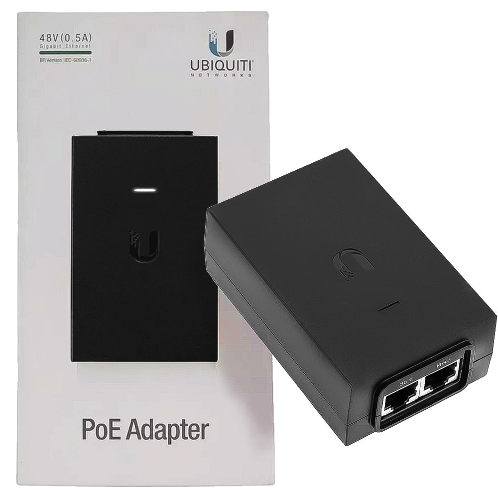 Fonte Injetor Poe UI. POE-48-24W-G-BR 48VDC 24W 0.5AMP Ubiquit