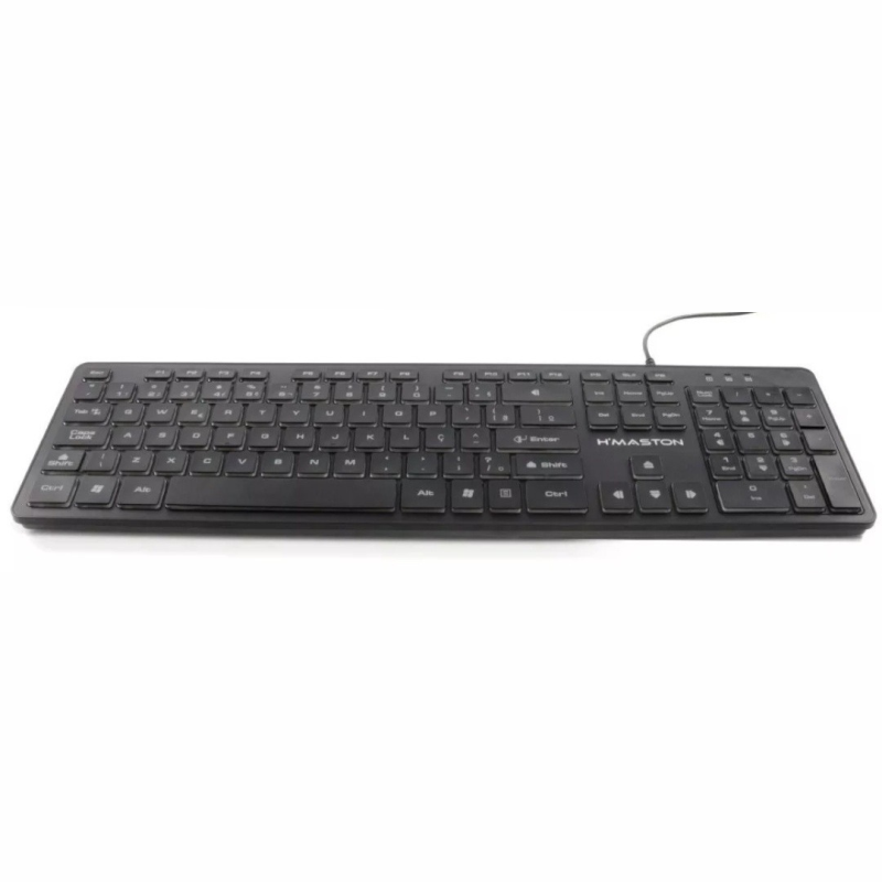 Teclado Gamer Retroiluminado H'maston Ak-200 Abnt2