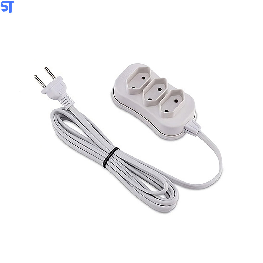 Extensão Elétrica 3 Tomadas 1.5 Metros Knup SL7013