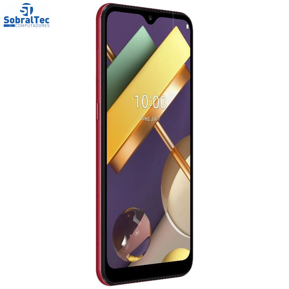 Smartphone LG K22+ 64GB 4G Wi-Fi Tela 6.2'' Dual Chip 3GB RAM Câmera Dupla + Selfie 5MP - Vermelho