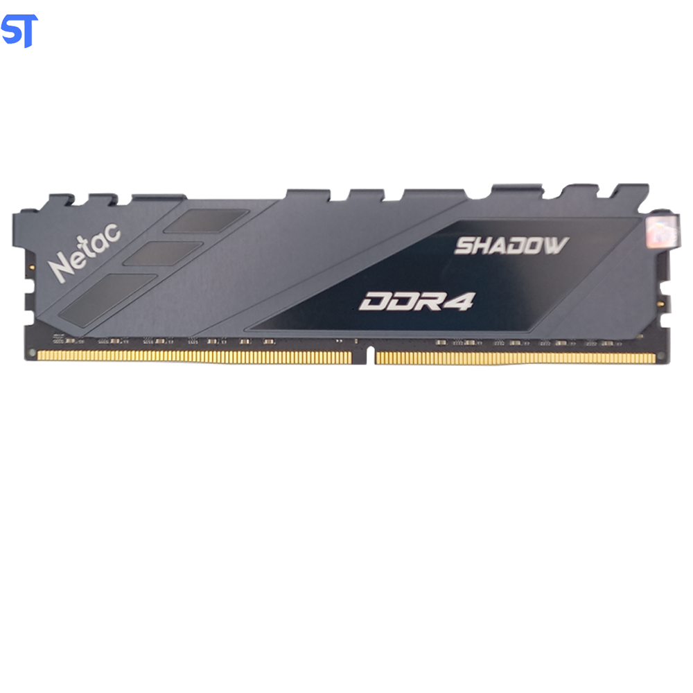 Memória Ram Gamer Desktop 16GB DDR4 3200MHz Netac Shadow- Cinza