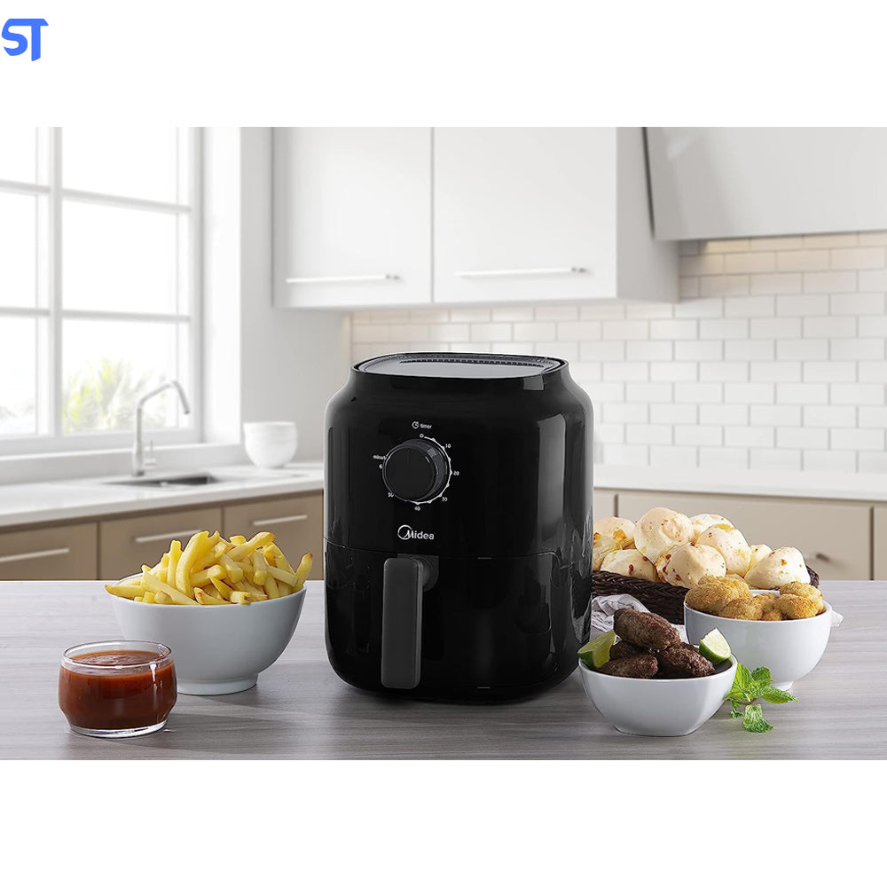 Fritadeira Sem Óleo MiniFry 3L Midea Preta 220V/60Hz