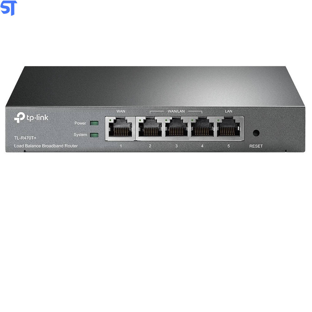 Roteador Tp-Link TL-R470T+ 4 Wan + Load Balance Até 4 Links
