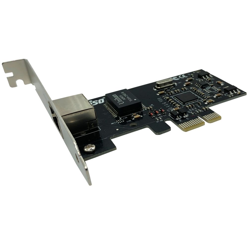 Placa De Rede Pci-e Express Lan Ethernet 100/1000 Gigabyte - Feasso