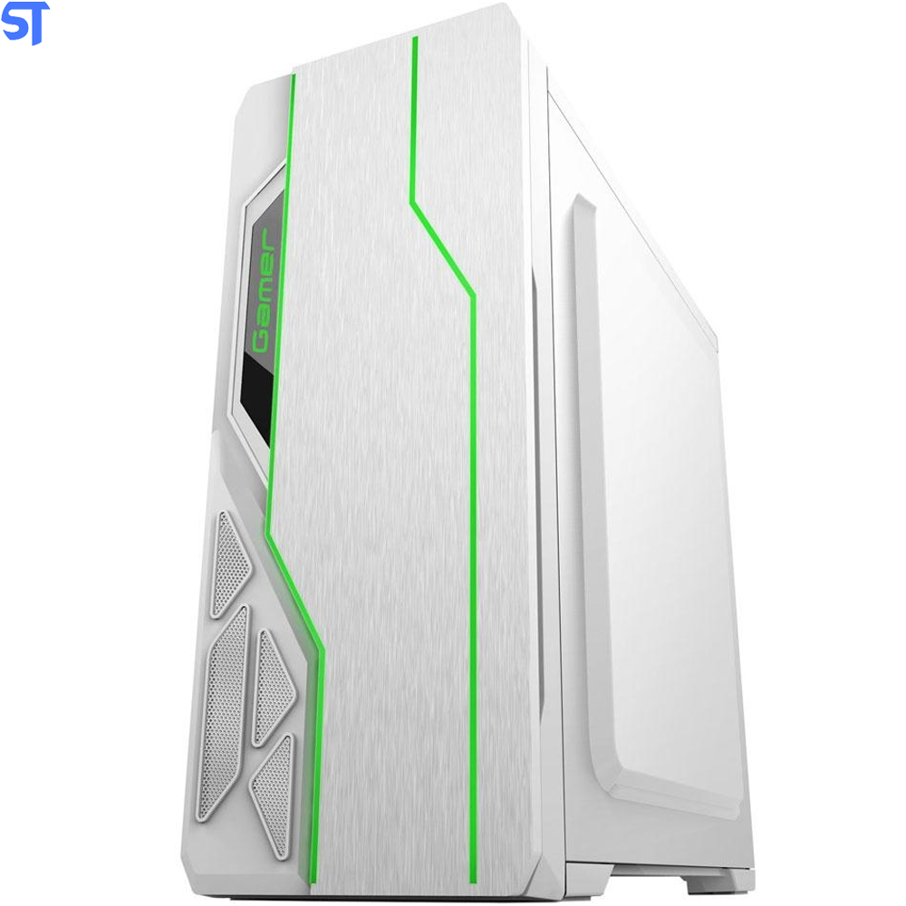 Gabinete Gamer Bg-009 Branco Bluecase - S/ Fonte / Usb 3.0