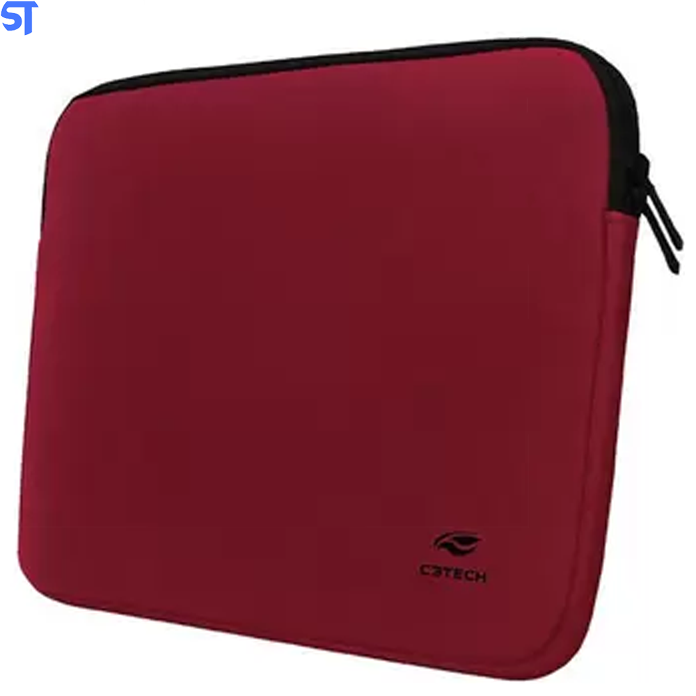 Capa Sleeve Para Notebook C3 Tech 15.6 Seattle SL-15RD Vermelho