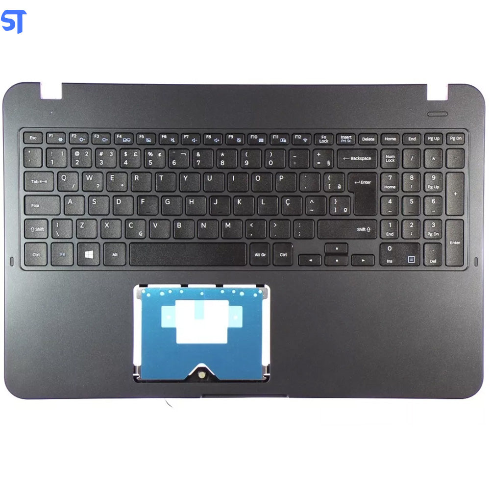 Teclado Notebook Samsung NP350XAA - Com Topcover S/ TouchPad - Preta