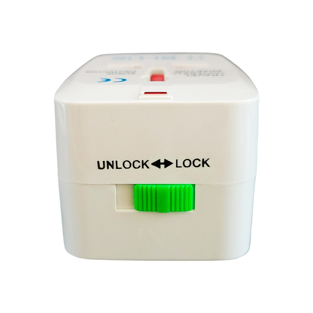 Adaptador de Tomada Universal Internacional All-in-one 250V 10 A Modelo LE-1055 - IT-Blue