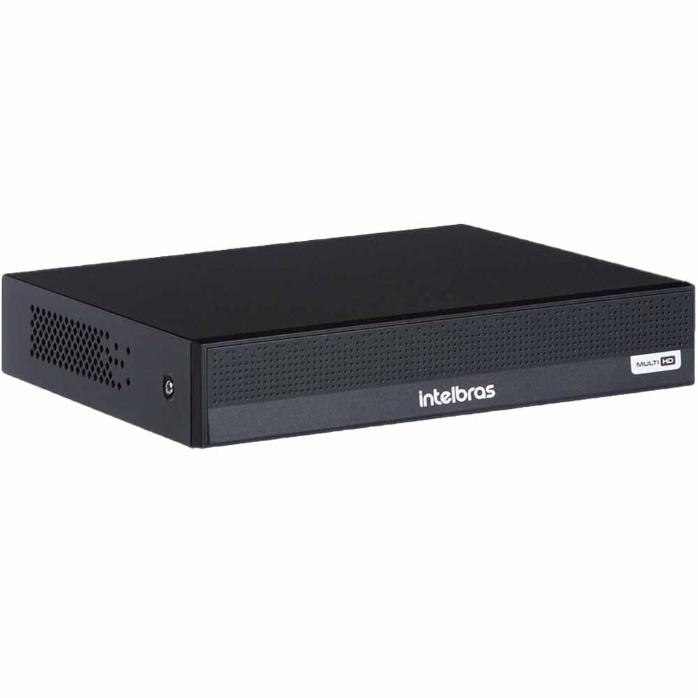 Gravador Digital de vídeo Intelbras MHDX 1008-C 8 Canais Full HD Compressão de Vídeo H.265+