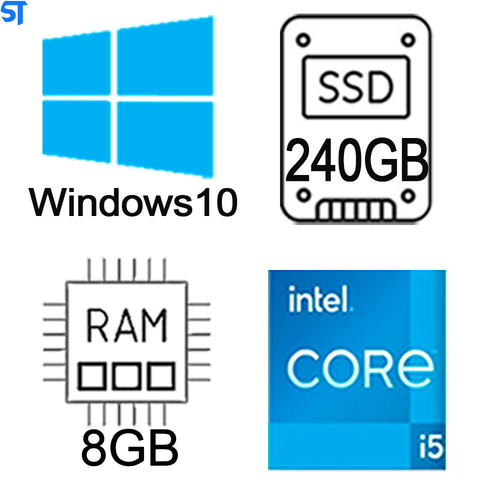 Computador Core i5-650- Memória Ram 8GB- HD SSD 240GB- Windows 10 + MousePad Brinde