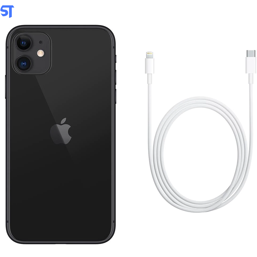 iPhone 11 Apple 128GB Preto 6,1” 12MP iOS- MLPF3BR/A Câmera Dupla de 12MP