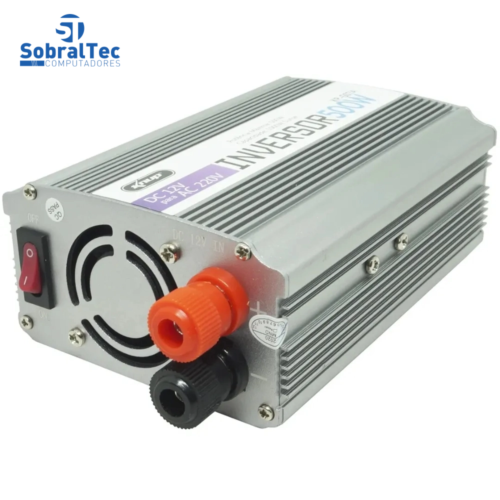 Inversor De Energia Veicular 12V Para AC220v 500w Knup 507a