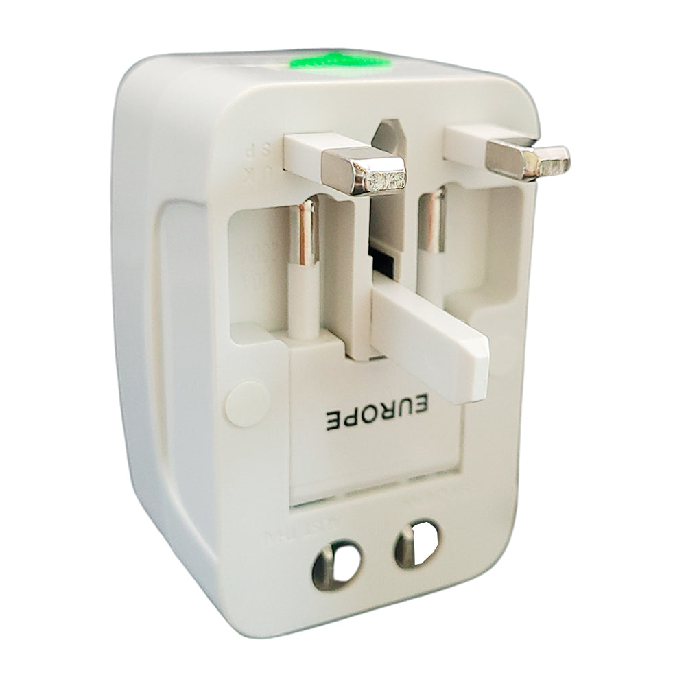 Adaptador de Tomada Universal Internacional All-in-one 250V 10 A Modelo LE-1055 - IT-Blue