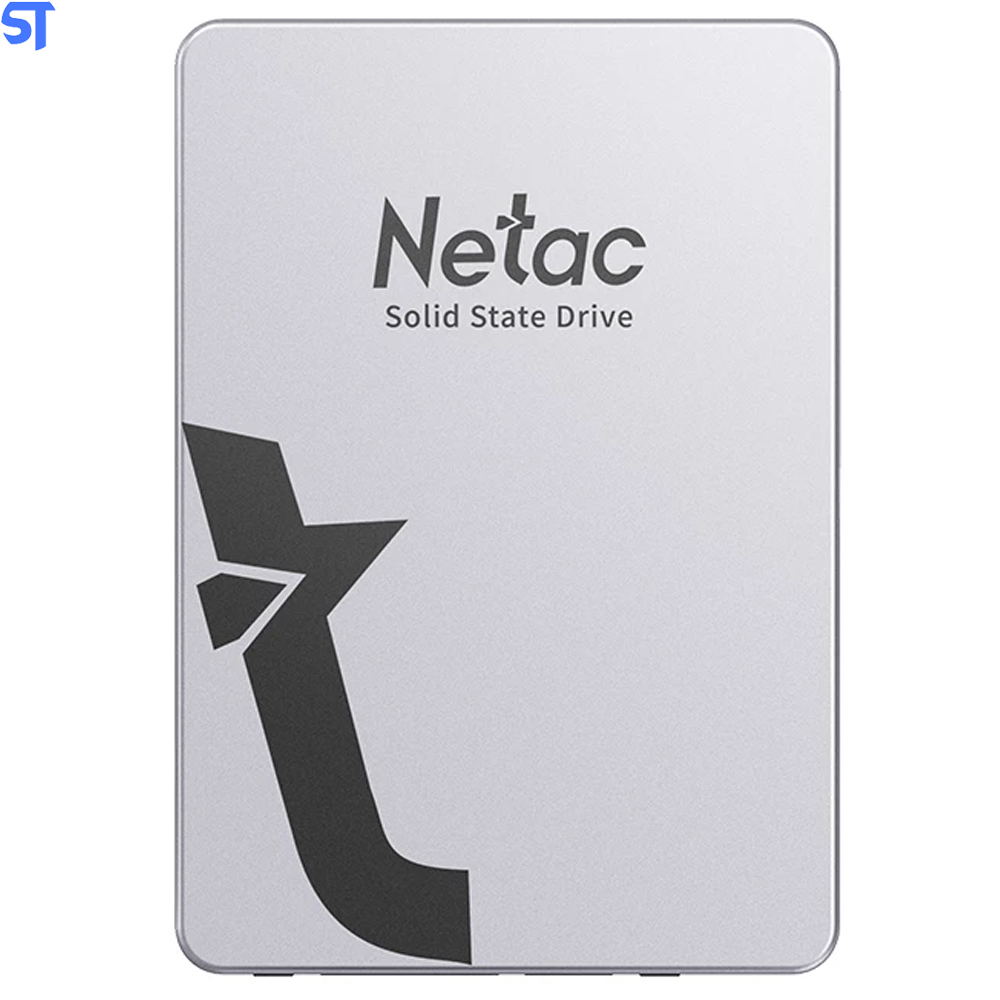 HD SSD Netac 128GB 2.5`SataIII 560Mbps de Leitura 520Mbps de Gravação - Aluminio