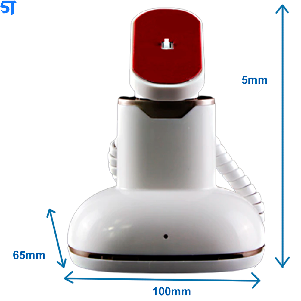 Suporte Expositor Tipo V3 Anti Furto Com Alarme Para Celular TS117