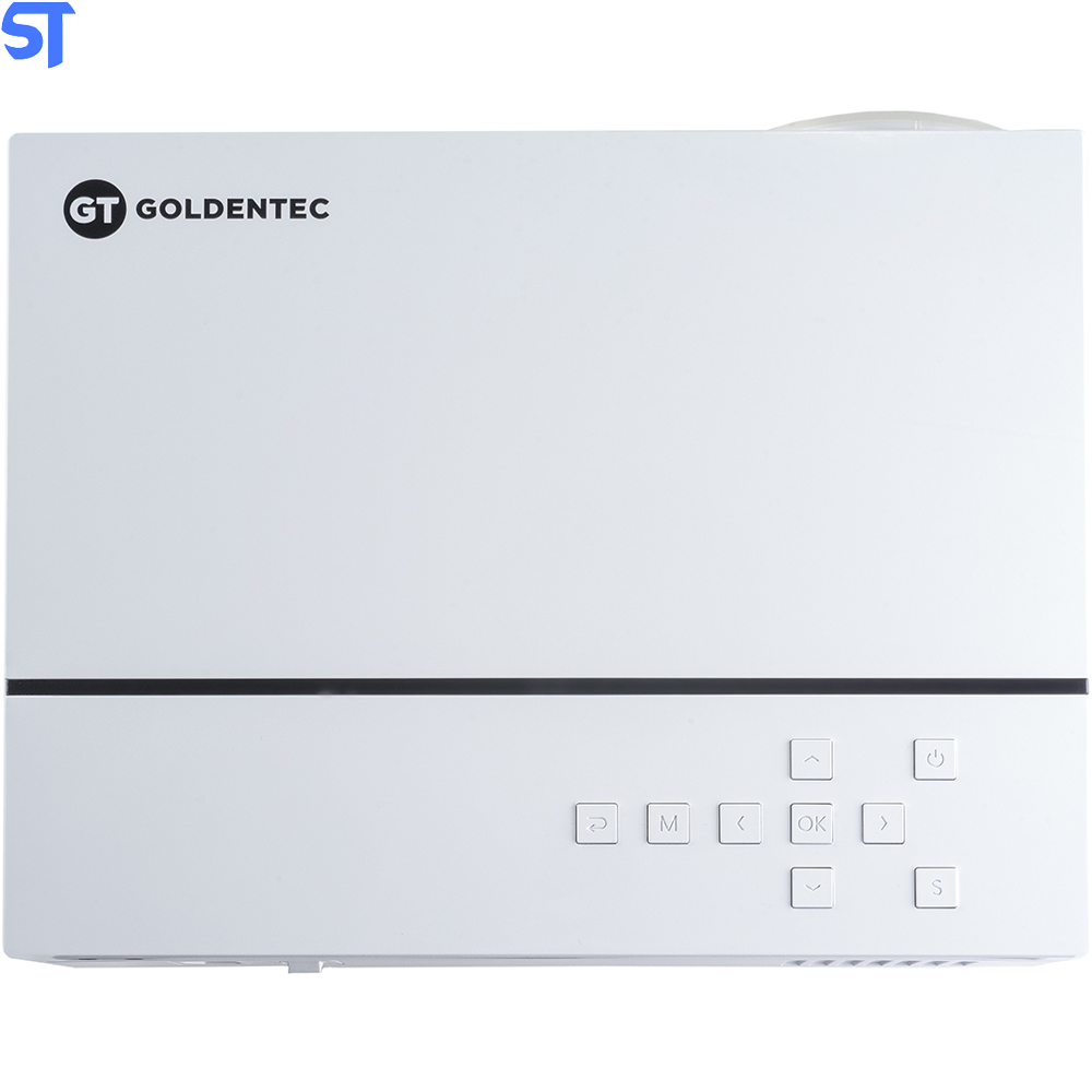 Projetor Goldentec GT3500 Full HD 3500 Lumens com 2 HDMI, 2 USB, AV e VGA