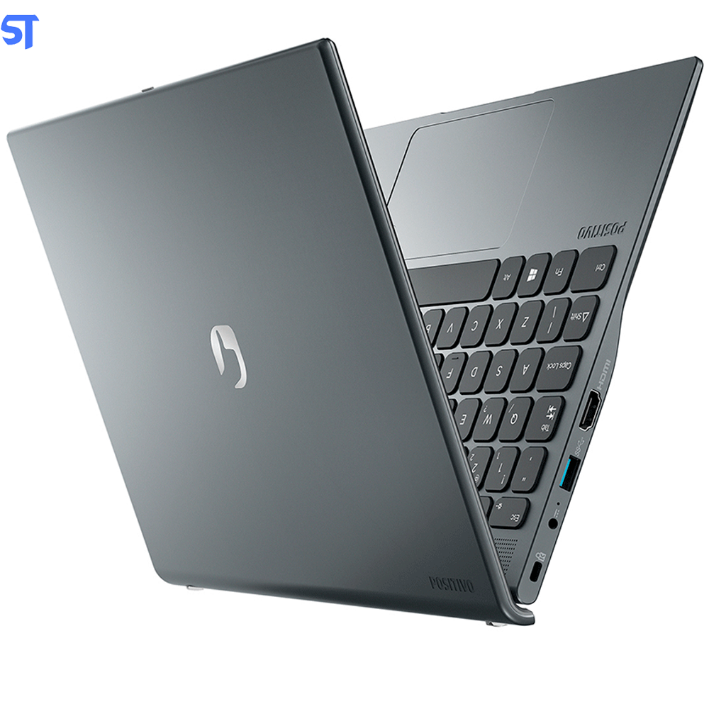 Notebook Positivo Motion Gray Q4128C-S Intel® Atom® Quad Core Windows 10 Home, Tela 14