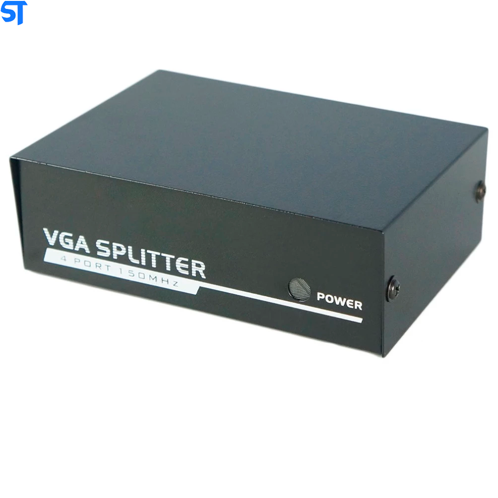 Switch VGA Splitter 4 Saídas 1 entrada VGA 150Mhz Para Monitor e Projetor- Onleny
