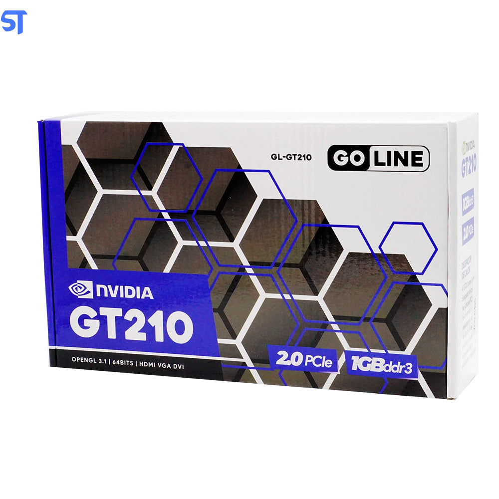 Placa de Vídeo Goline 1GB GeForce GT210 DDR3 - GL-GT210