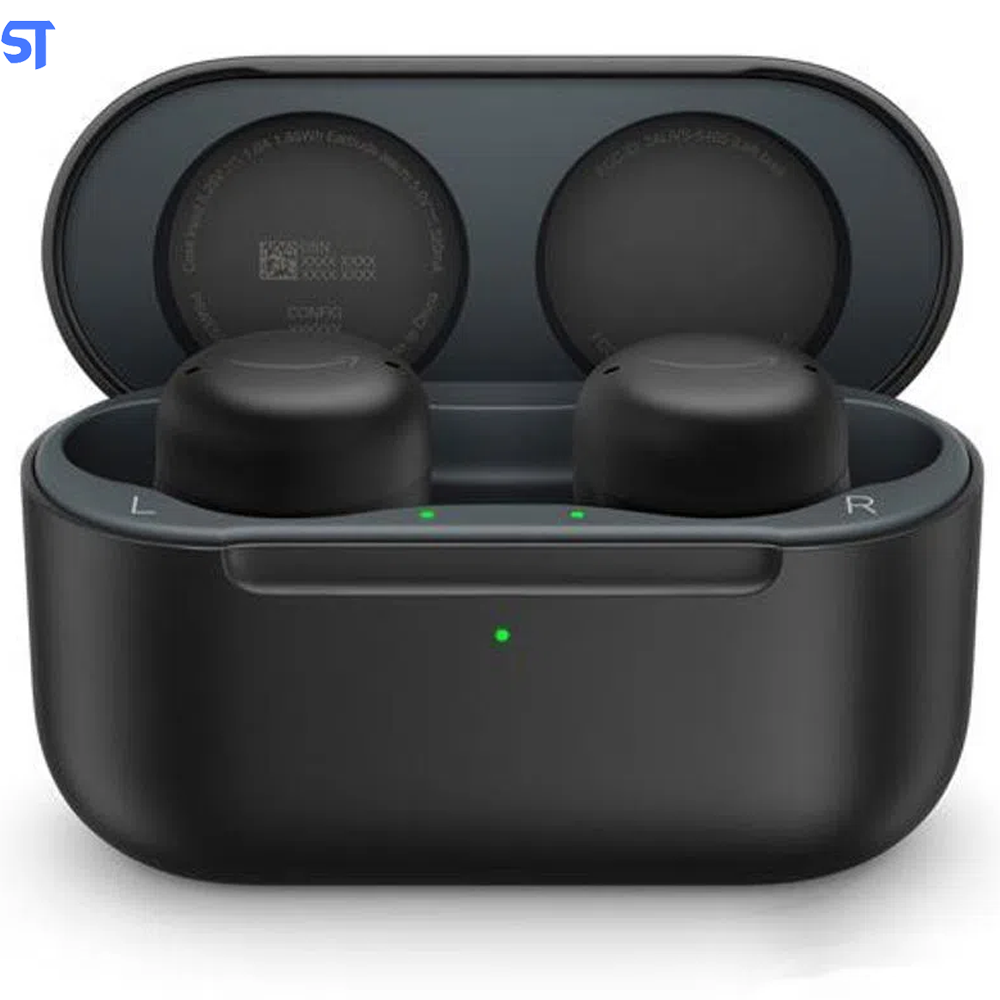 Fone de Ouvido Amazon Echo Buds Cancelamento de Ruído, Alexa, Para iPhone e Android - Preto