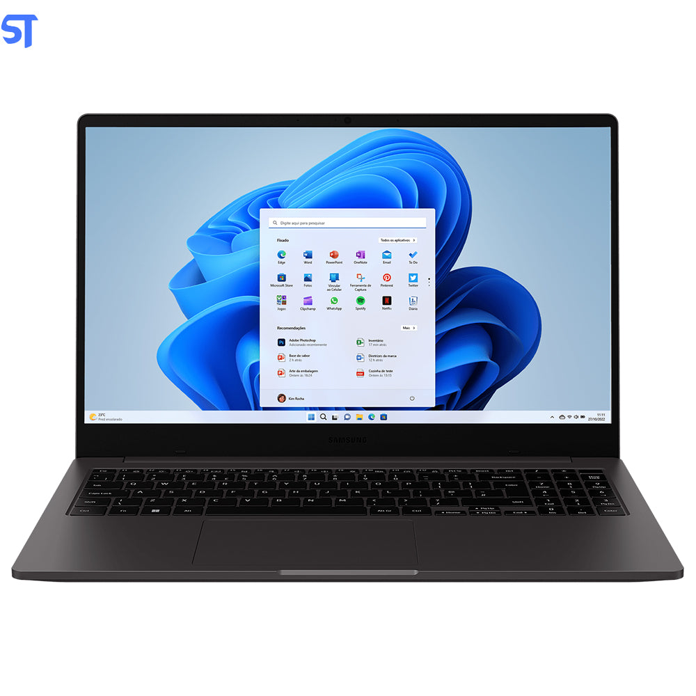 Notebook Samsung Galaxy Book 2 Intel Core i3-1215U, Windows 11 Home, 8GB, 256GB SSD, 15.6