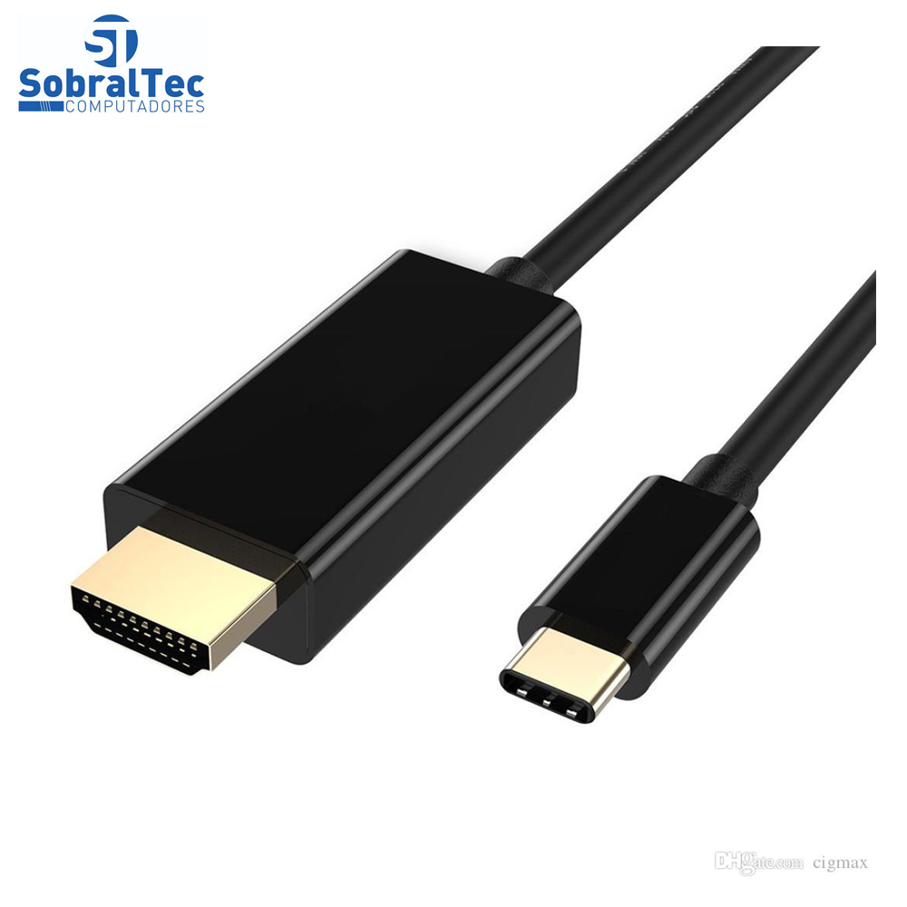 Cabo Conversor USB Tipo C Para Cabo HDMI 4K do Celular Para TV