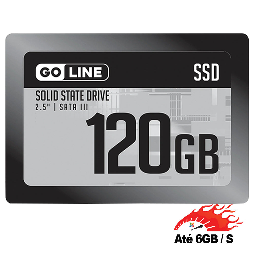 SSD Goline 120GB  Preto  SATA 3.0  2.5