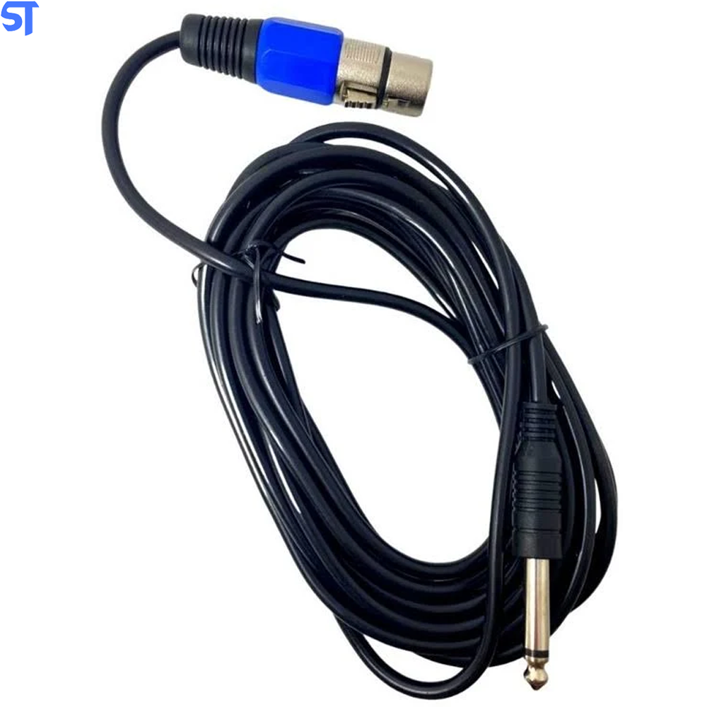 Cabo De Microfone P10/ XLR Fêmea Xtrad - XT-5324