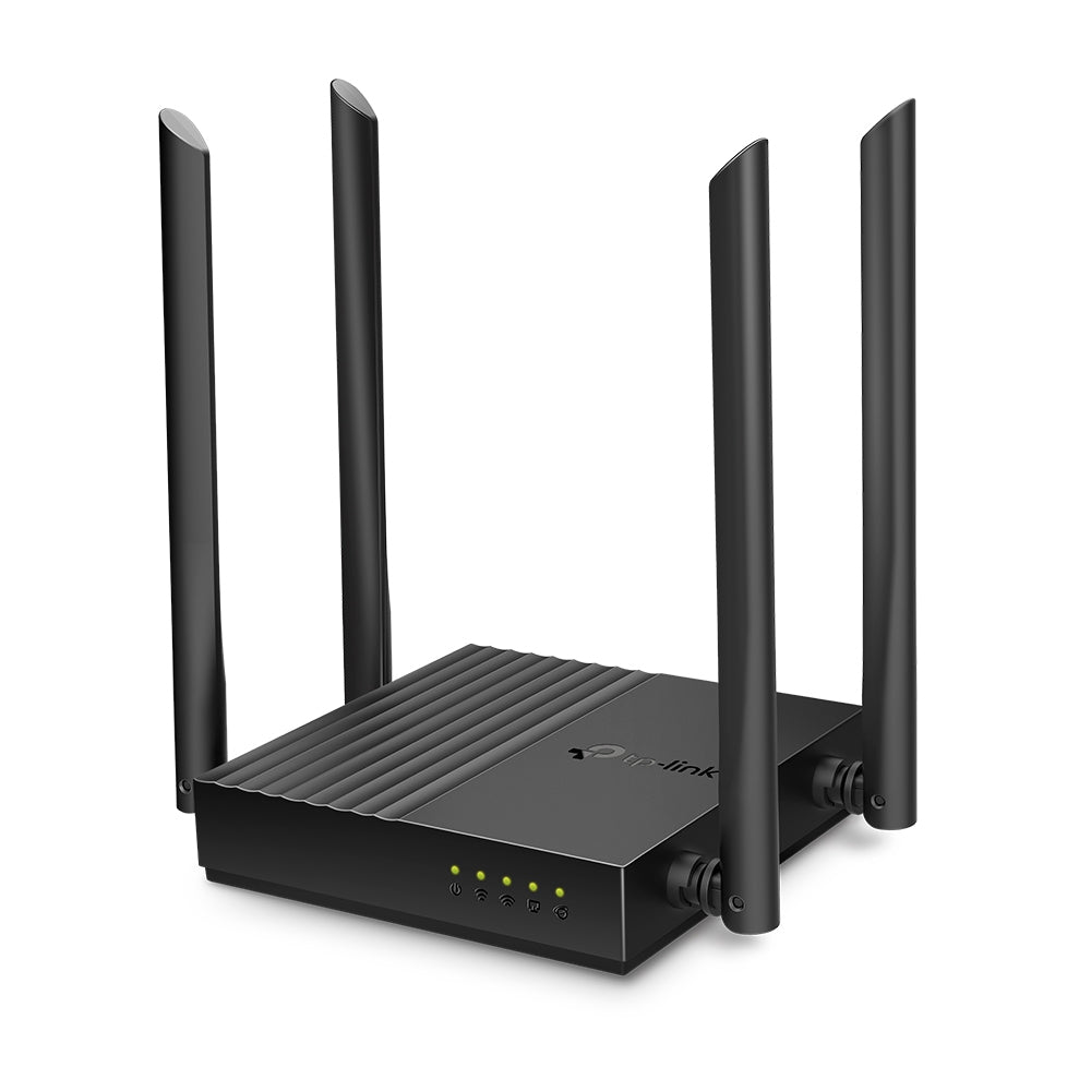 Roteador Wireless TP-Link Archer C64, Padrão Ethernet AC, 1267 MBPS, Bandas duplas 2.4 GHz e 5 GHz, 4 Antenas