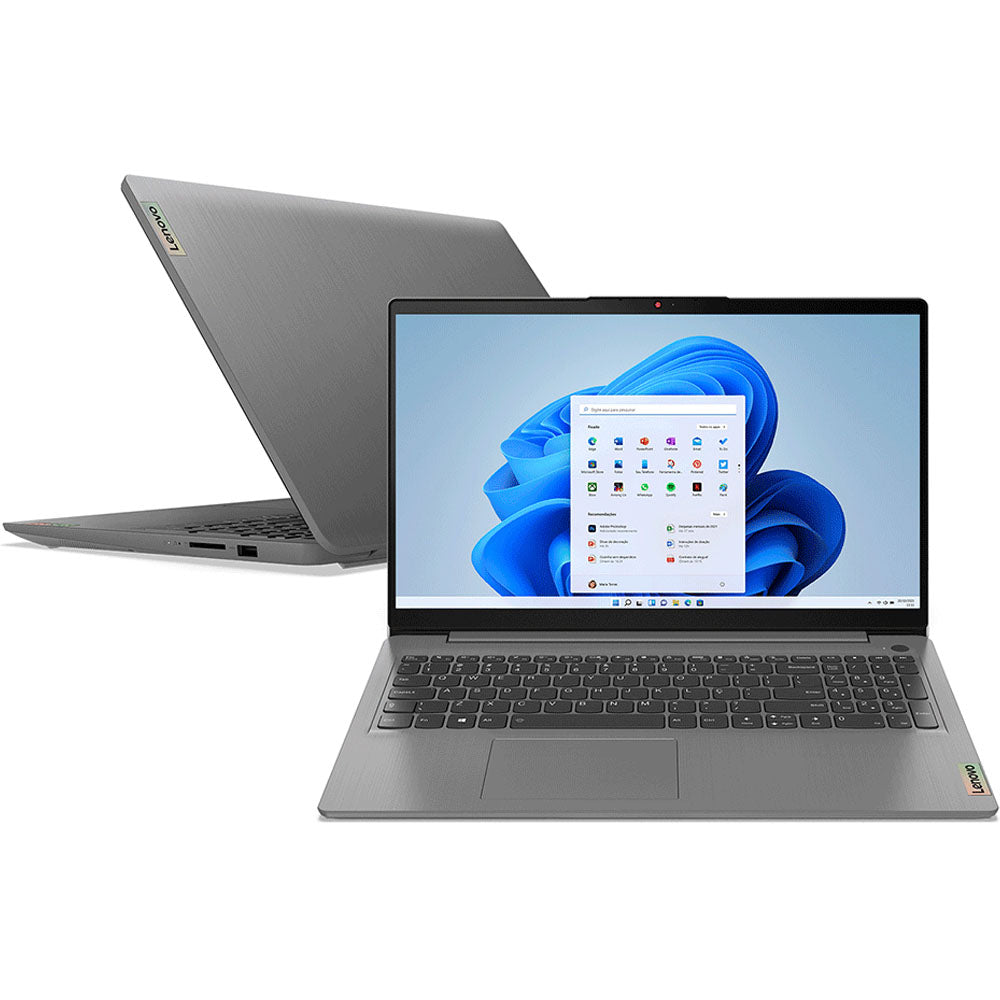 Notebook Lenovo IdeaPad 3i Intel Core i5 8GB - 256GB SSD 15,6” Full HD Windows 11 82MD0007BR