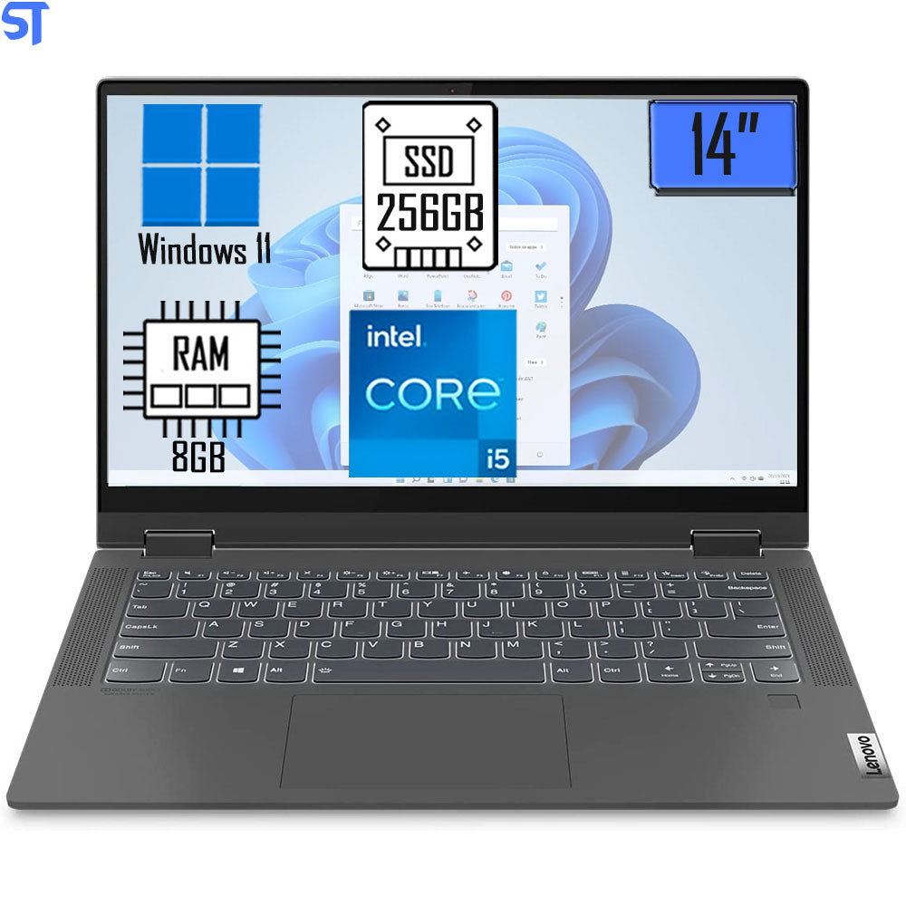 Notebook Lenovo 2 Em 1 Ideapad Flex Tela 14 I5-1135 8GB 256GB SSD W11H 82LT0005BR