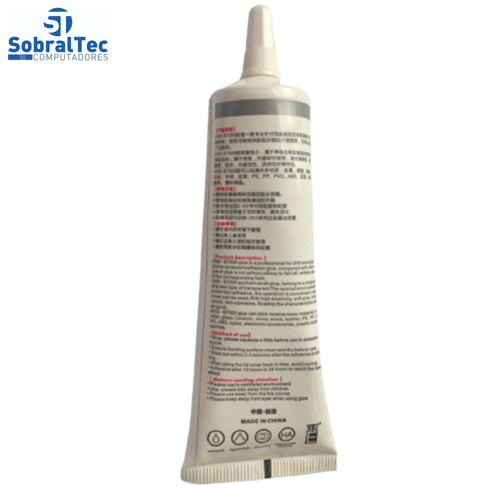 Cola Adesiva Multiuso Profissional B7000 Transparente 50ml