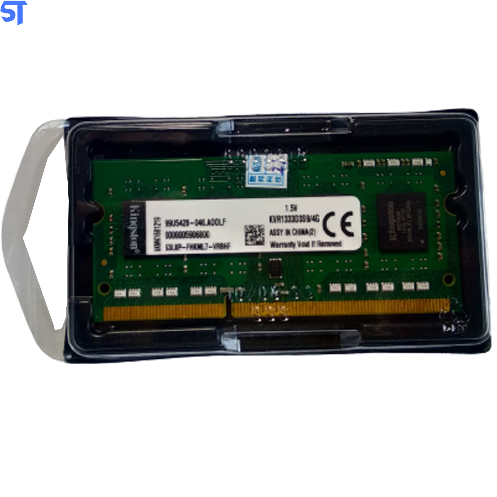 Memoria Ram Notebook 4Gb Ddr3 1333MHz KVR1333D3S9/4G Kingston