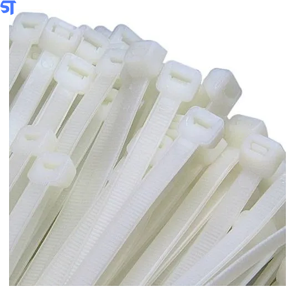 Abraçadeira Enforca Gato de Nylon 4,8X400mm 100PCS - Branca