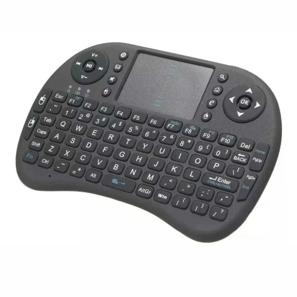 Mini Teclado Wireless Iluminado Com Mouse Touchpad Ps3 Tv Box Smartphones Pc