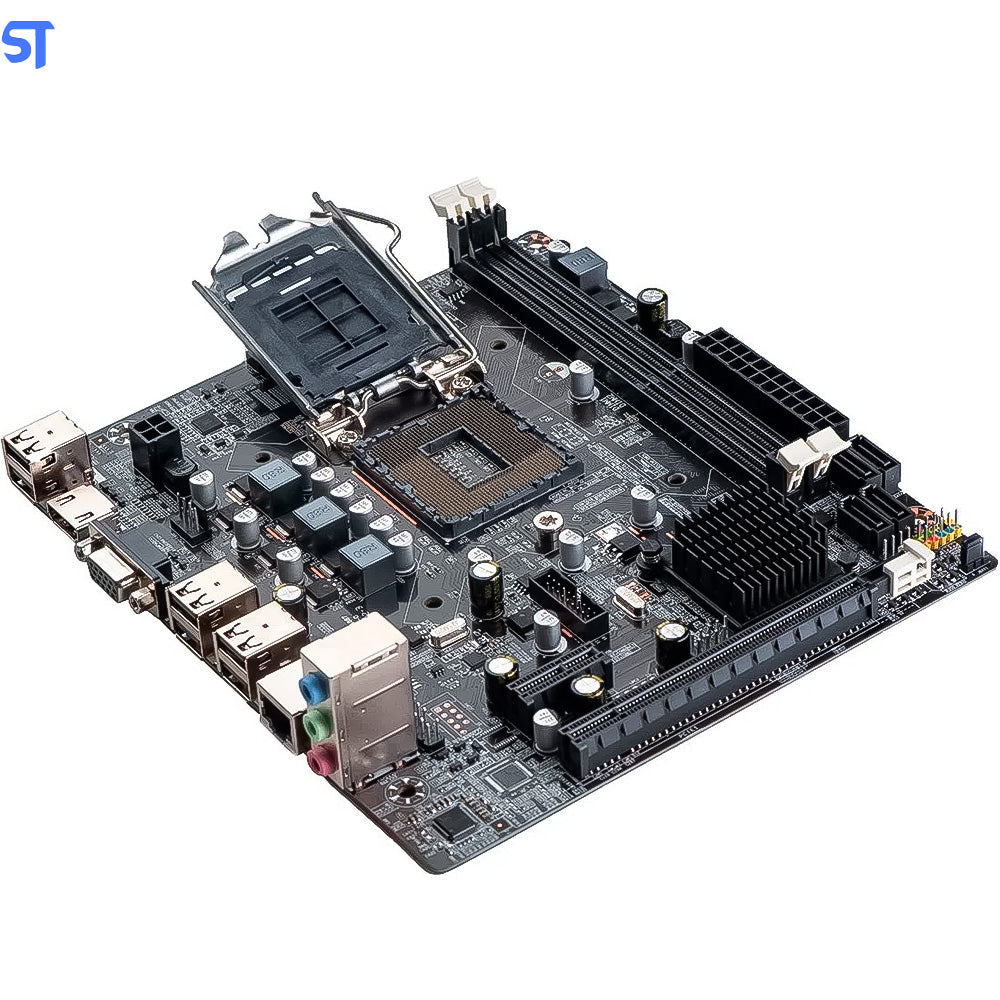 Placa Mãe Soquete 1155 H61 DDR3 Com Pci Express e HDMI GT-H61 Goldentec