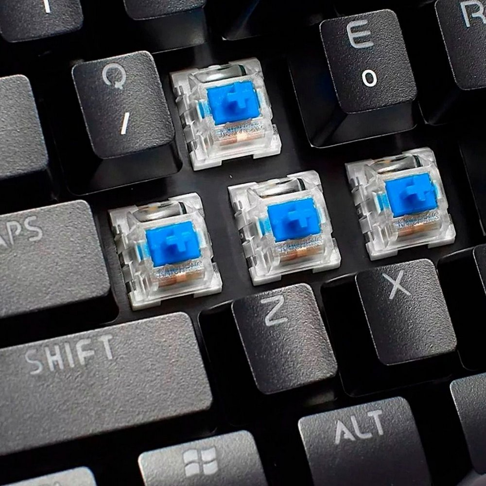 Teclado Gamer Mecânico Anti-Ghosting Led Backlight Corpo Em Metal Kp-2051
