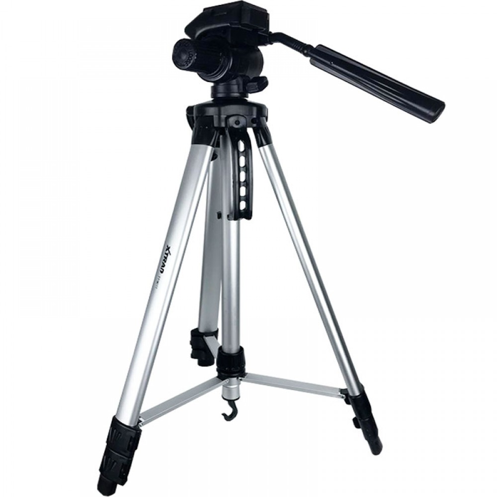 Tripé De Alumínio Para Câmera Profissional Com Nível Bolha 1.8M Xtrad FF-0017