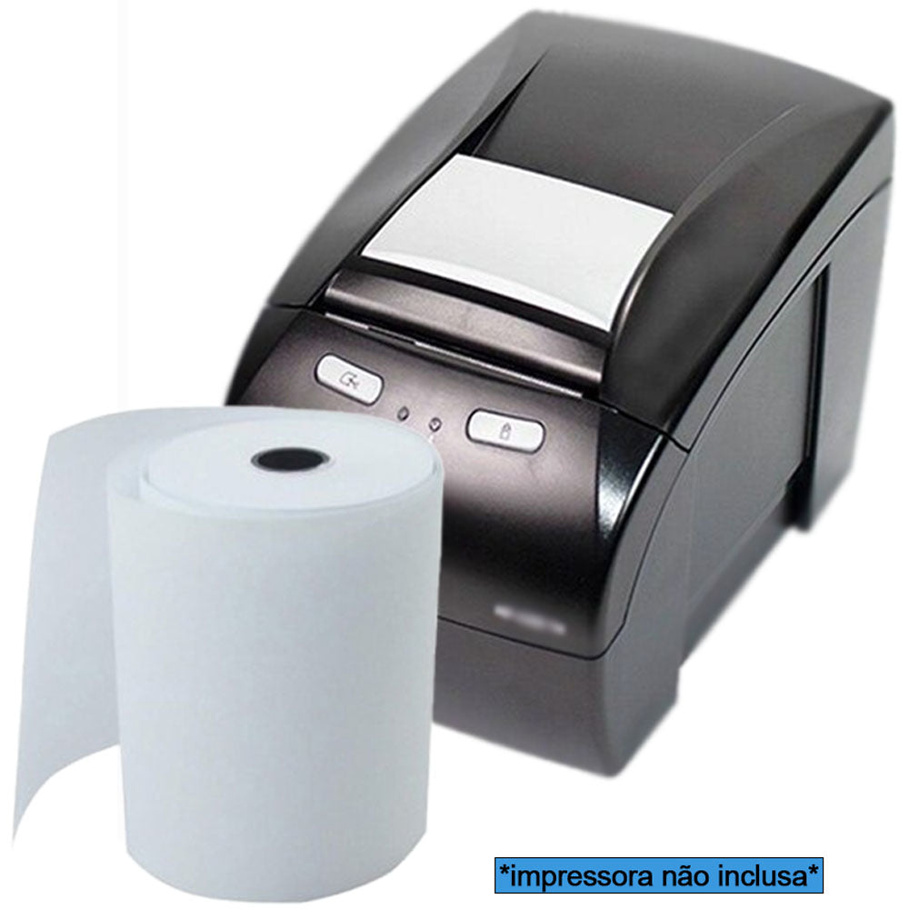 Caixa de Bobina Termica 57mm x 15mt 1 Via 30 Unidades - Rio Branco - Branca