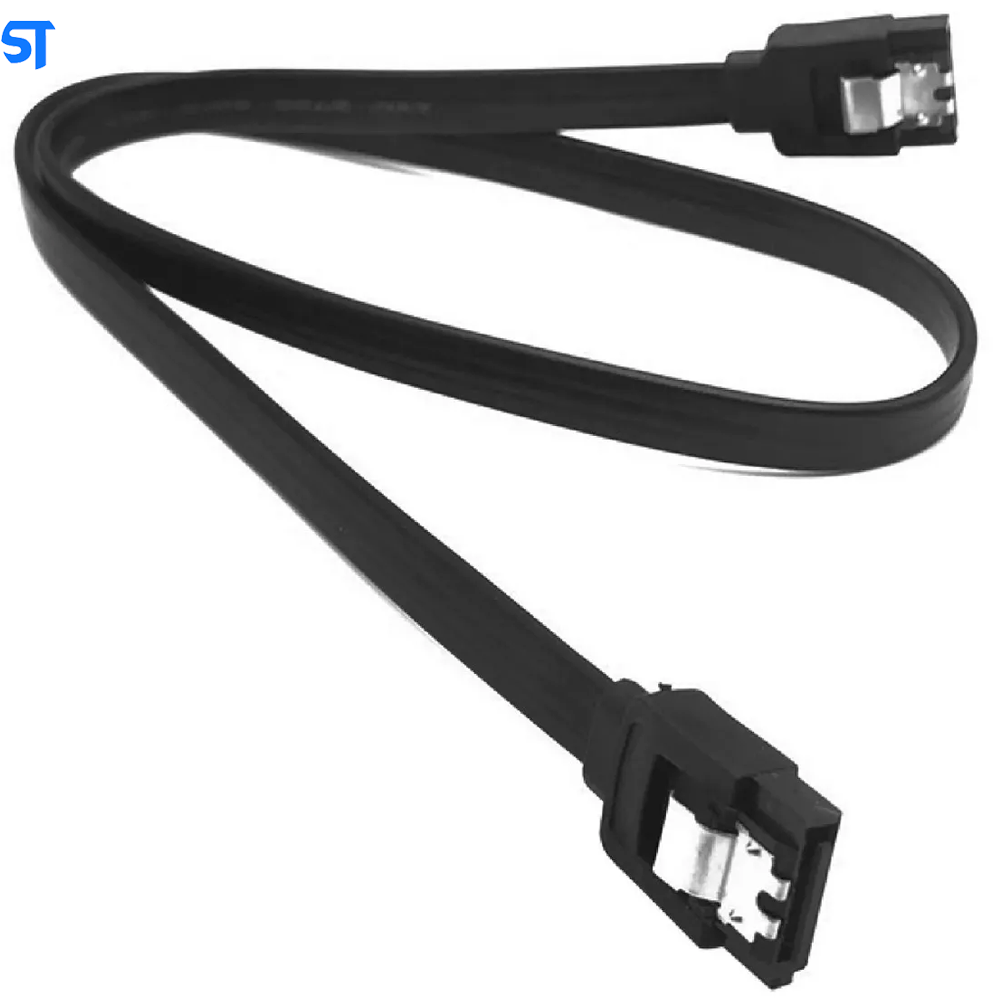 Cabo De Dados Sata Para HD 3.0 6 Gb/s Preto