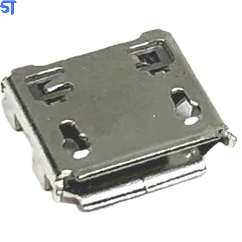Conector de energia para Samsung C3322 Conector USB Micro soquete Dip4