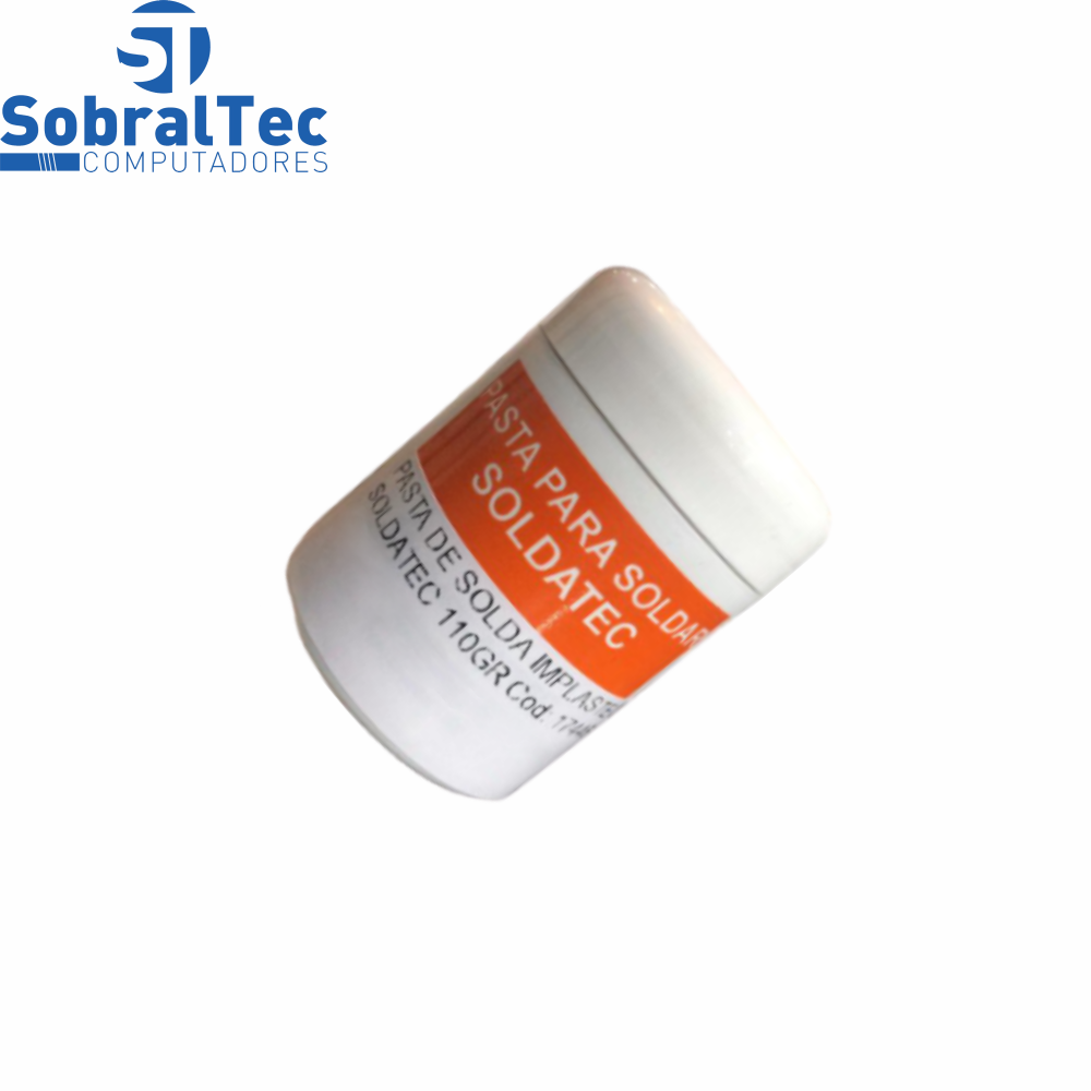 Pasta De Solda Implastec Fluxo Não Condutivo Soldatec 110gr