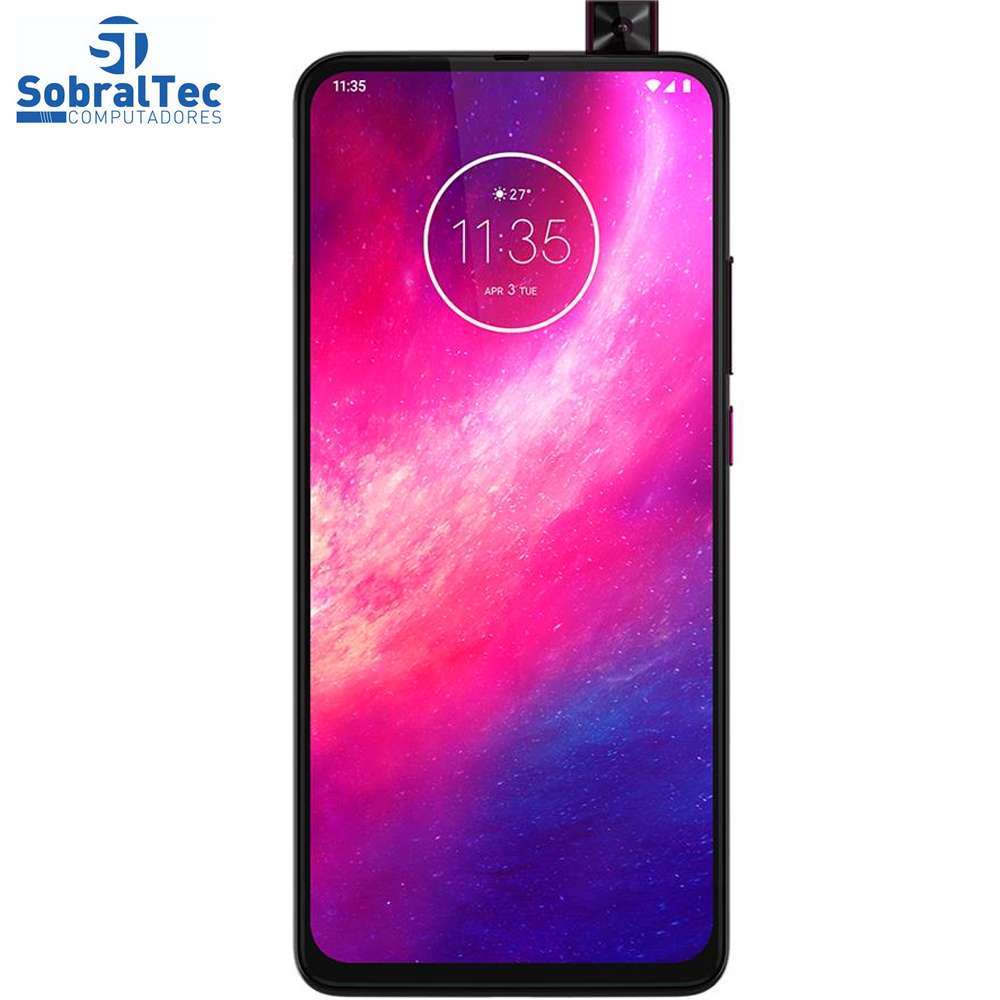 Smartphone Motorola One Hyper Rosa Boreal 128GB, Tela Total Vision 6.5”, Câmera Traseira Dupla, Câmera Selfie Pop-Up de