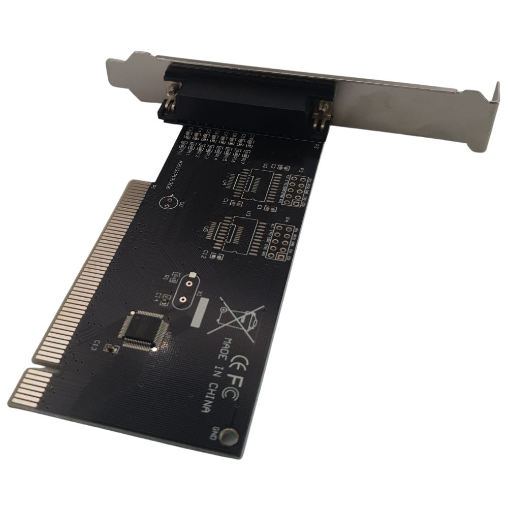 Adaptador Placa de Expansão Pci Express 16, Placa de Controle de Porta da Impressora Paralela Lpt Pci para Db25 - Bingju
