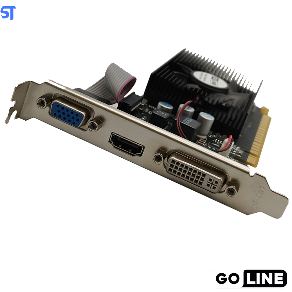 Placa de Vídeo Goline GT 210 1GB-64 Bits / DDR3 HDMi- VGA-DVI